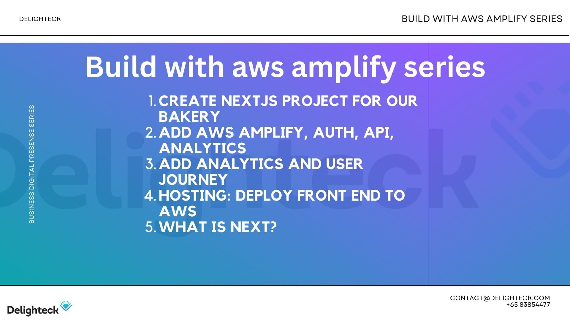 Build with AWS Amplify